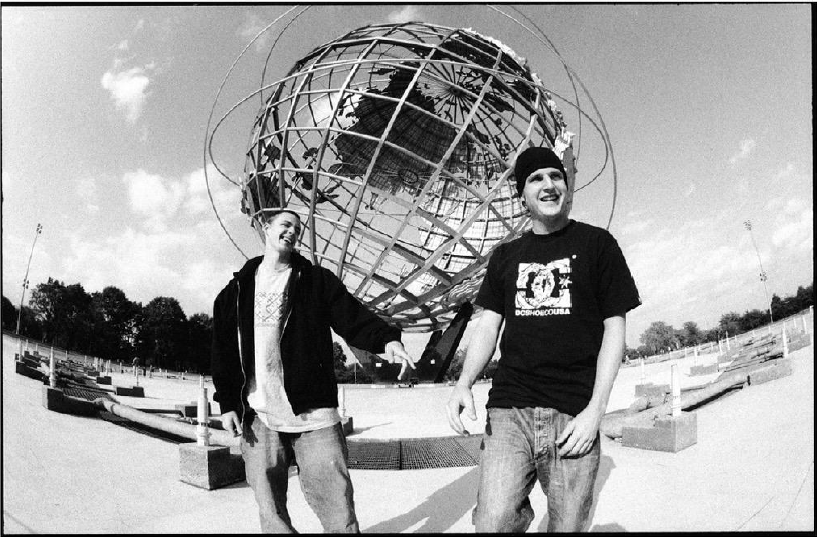 Flushing Meadows, Corona Park. Kalis and Dyrdek.